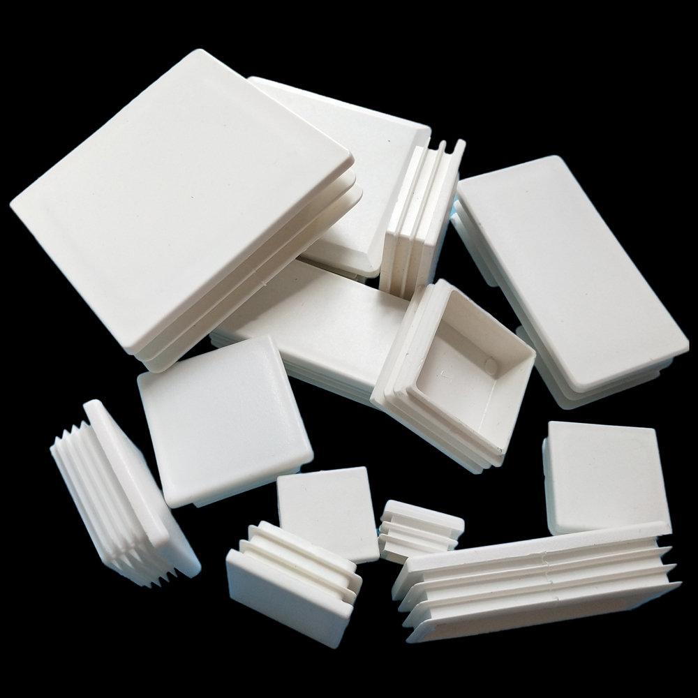 Outdoor Furniture Leg Protectors - 16Pcs Square pipe insert plug plastic