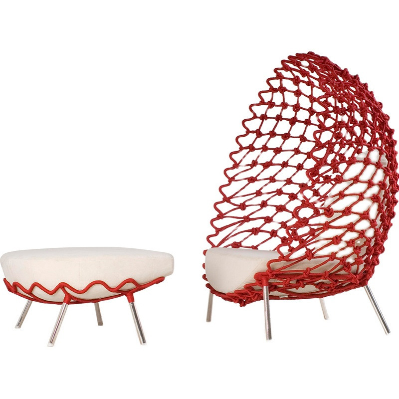Outdoor Furniture Egg Chair - Outdoor modern minimalist creative egg-shaped rattan