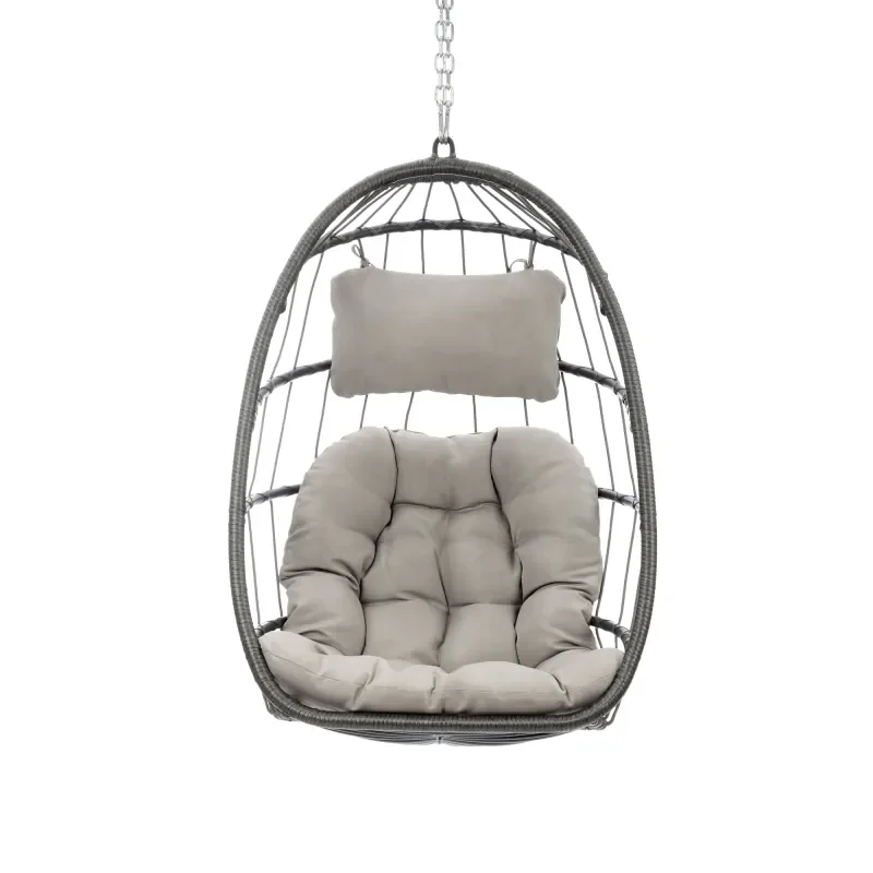 Outdoor Furniture Without Cushions - Outdoor Wicker Rattan Swing Chair Hammock