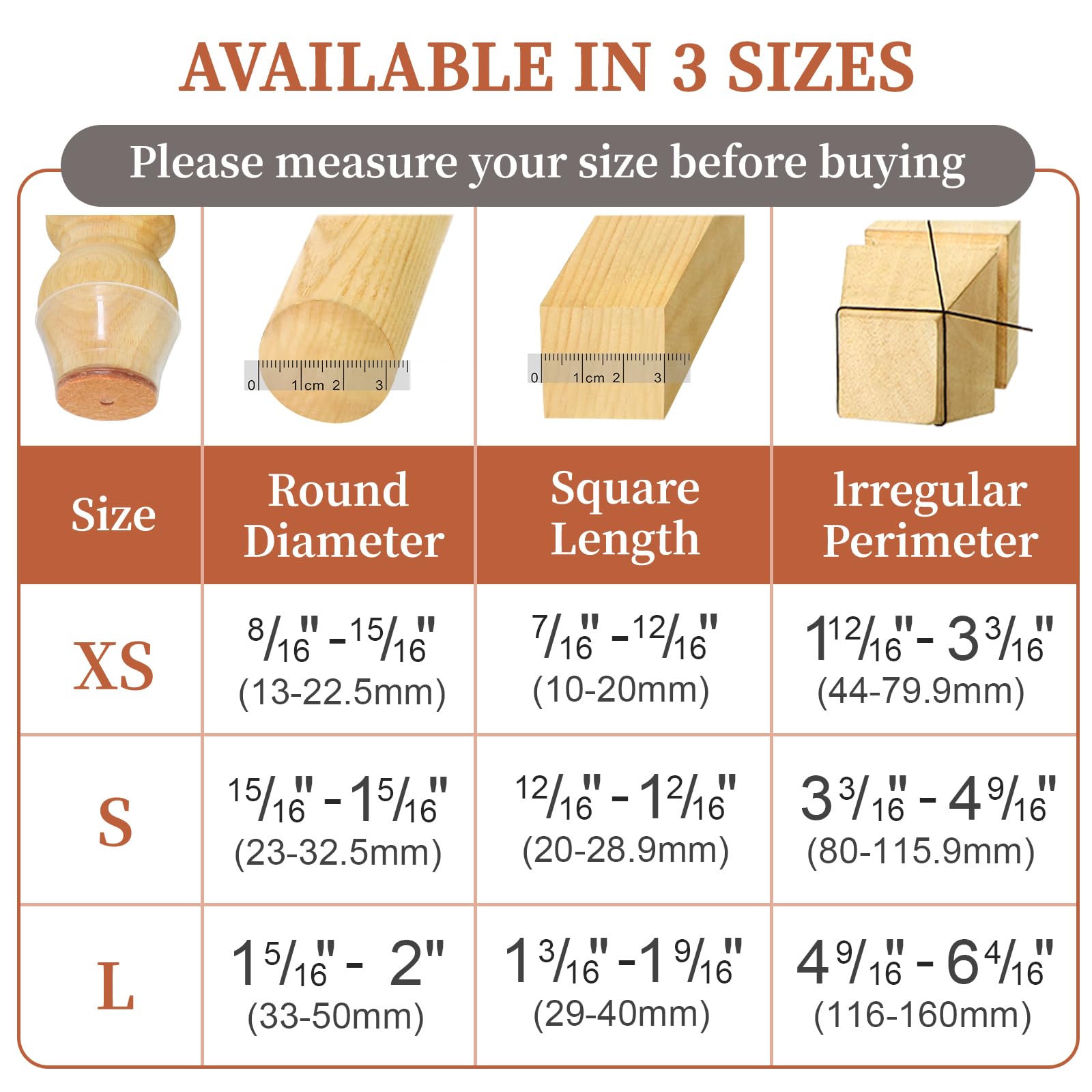 24-36pcs Chair Leg Caps Silico - Outdoor Furniture Leg Protectors review and price