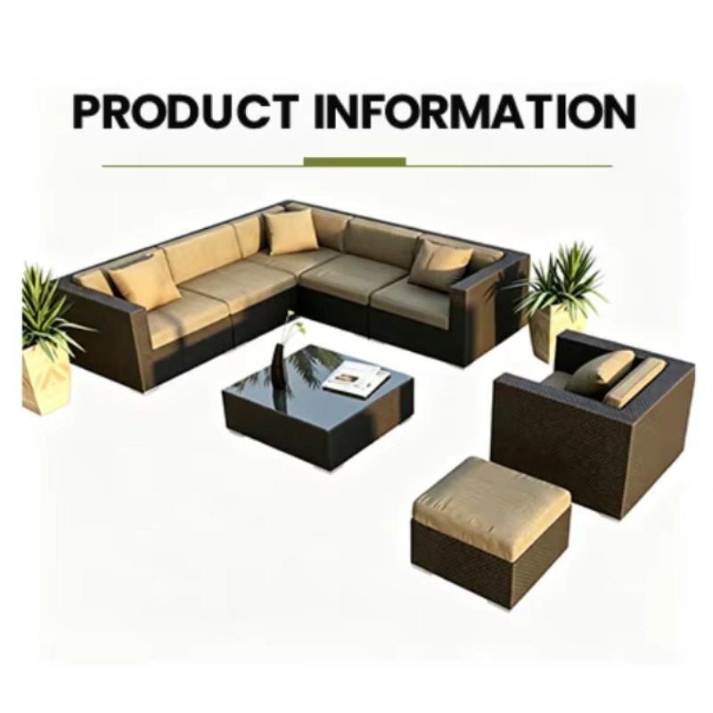 Outdoor Woven Rattan Sofa Set  - Outdoor Furniture Europe review and price