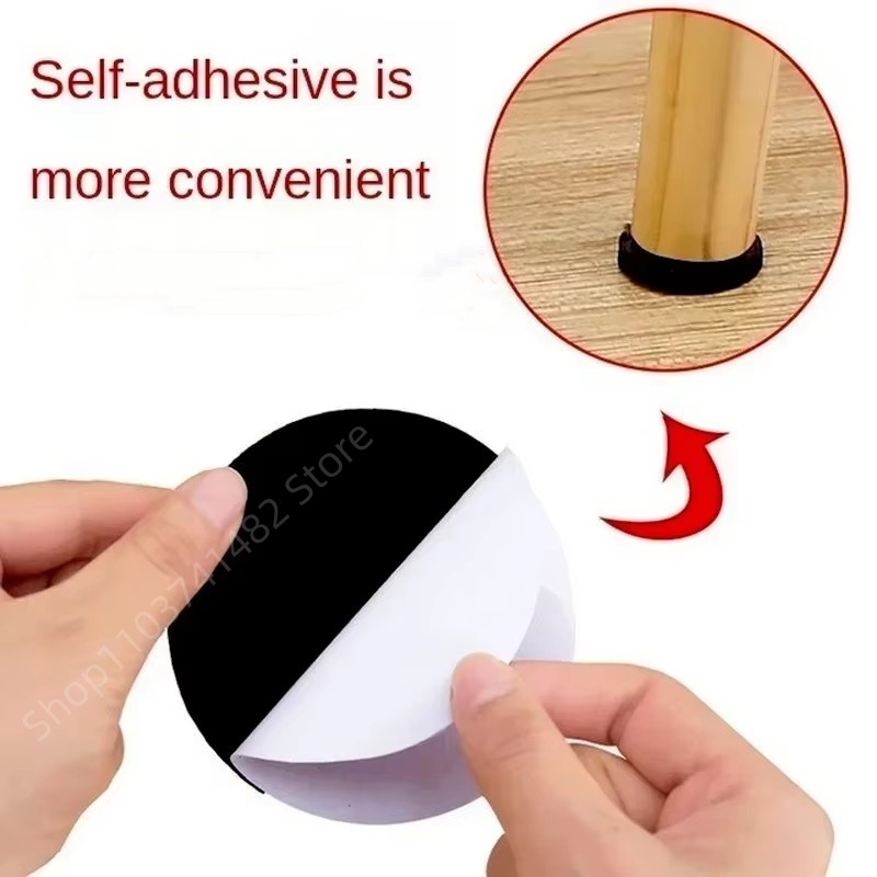 2-48Pc Self Adhesive Black Fur - Outdoor Furniture Leg Protectors review and price