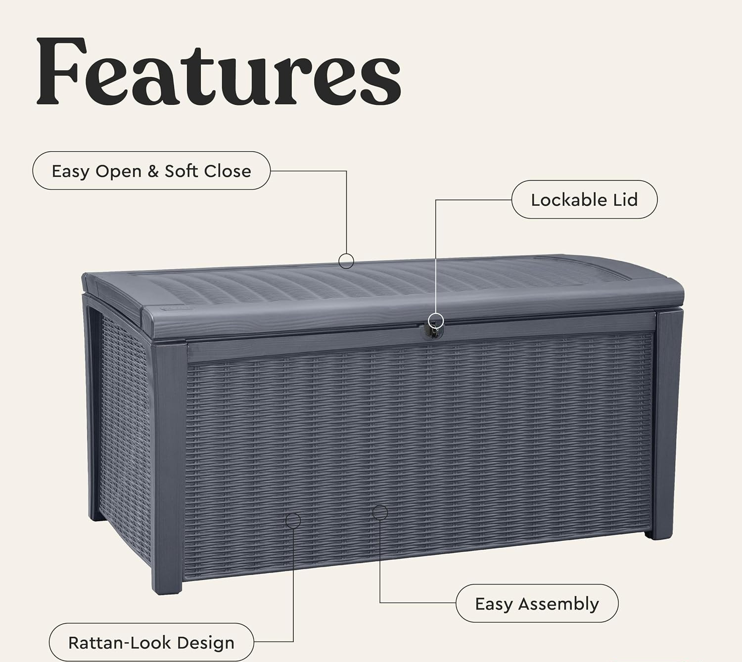 110 Gallon Outdoor Storage Dec - Outdoor Furniture Cushions review and price