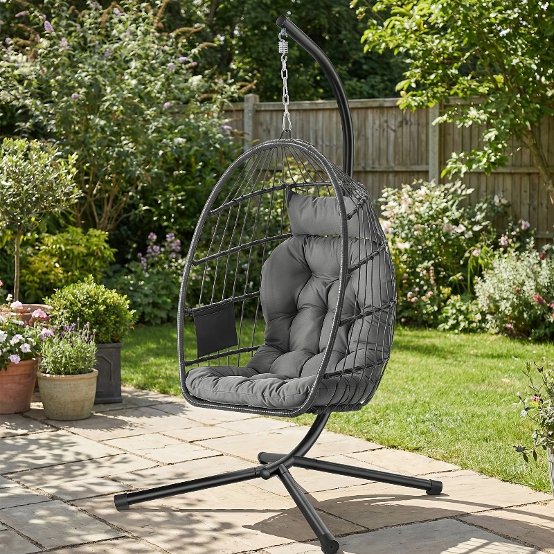 Hanging Egg Chair with Stand – - Hanging Egg Chair review and price