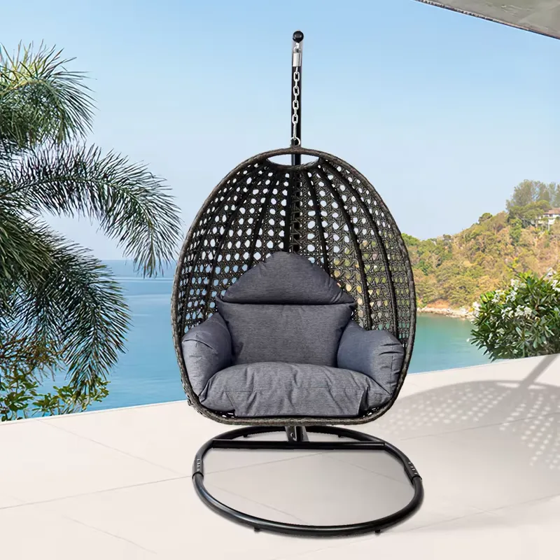 Egg Shape Black Patio Porch Wi - Hanging Egg Chair review and price