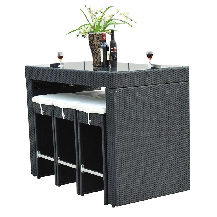 7pcs Rattan Bar Set Garden Wic - Outdoor Furniture Europe review and price