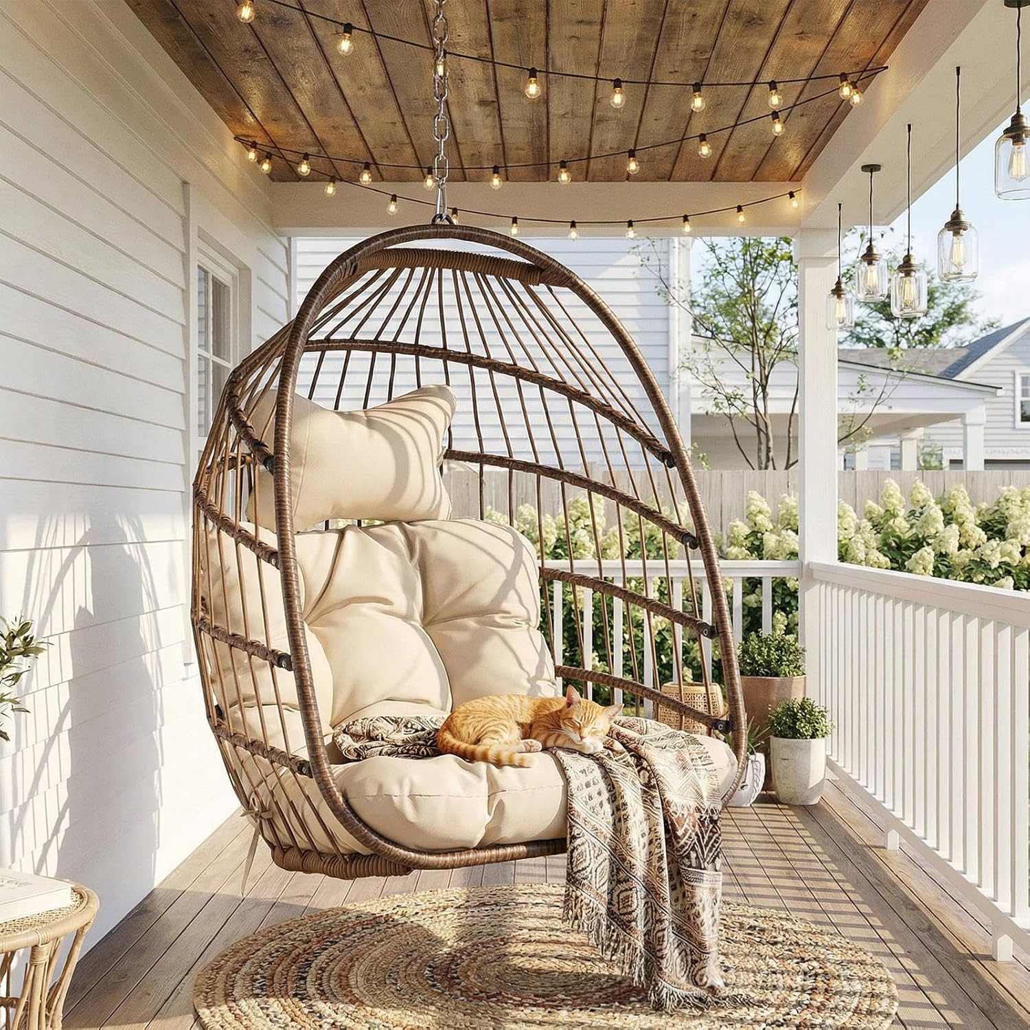 Outdoor Hanging Egg Chair With - Hanging Egg Chair review and price