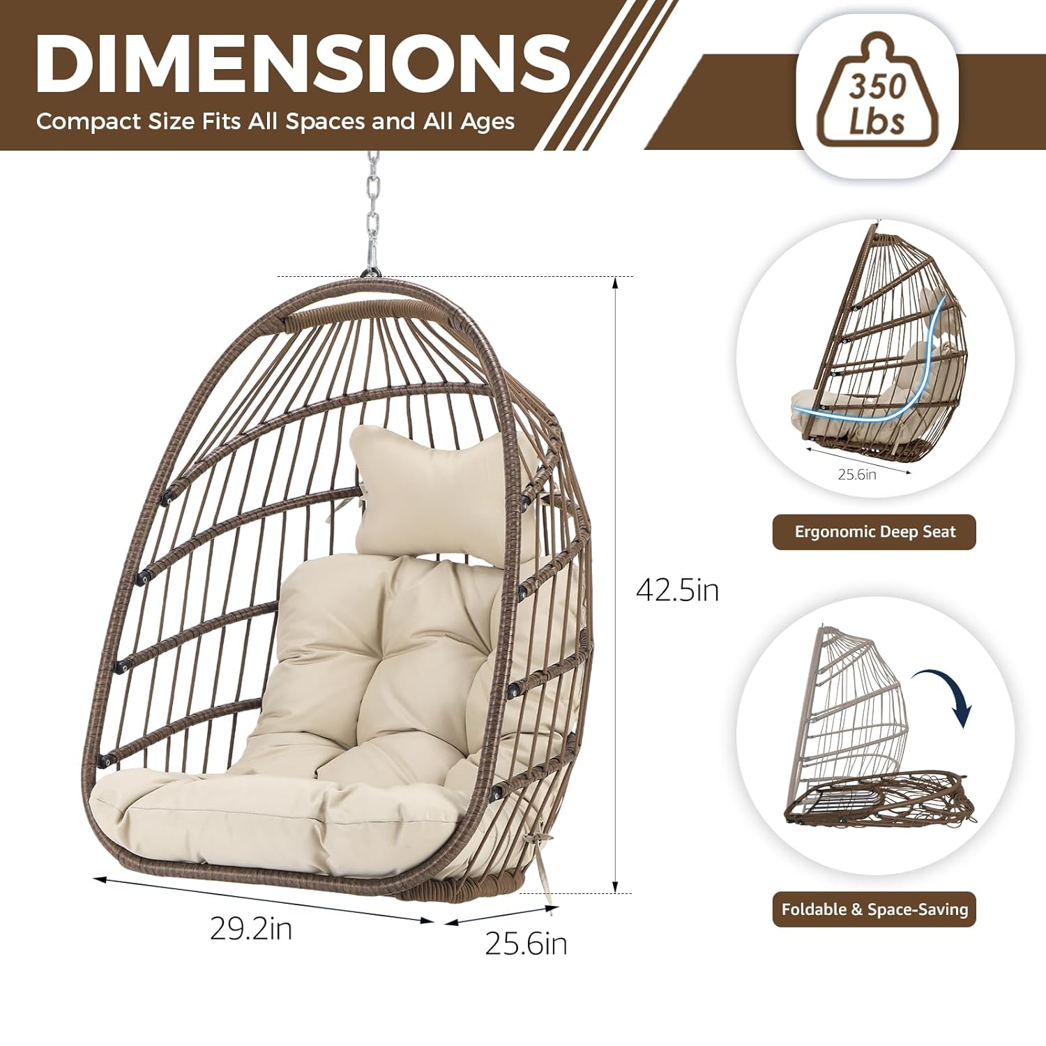 Outdoor Hanging Egg Chair With - Hanging Egg Chair review and price