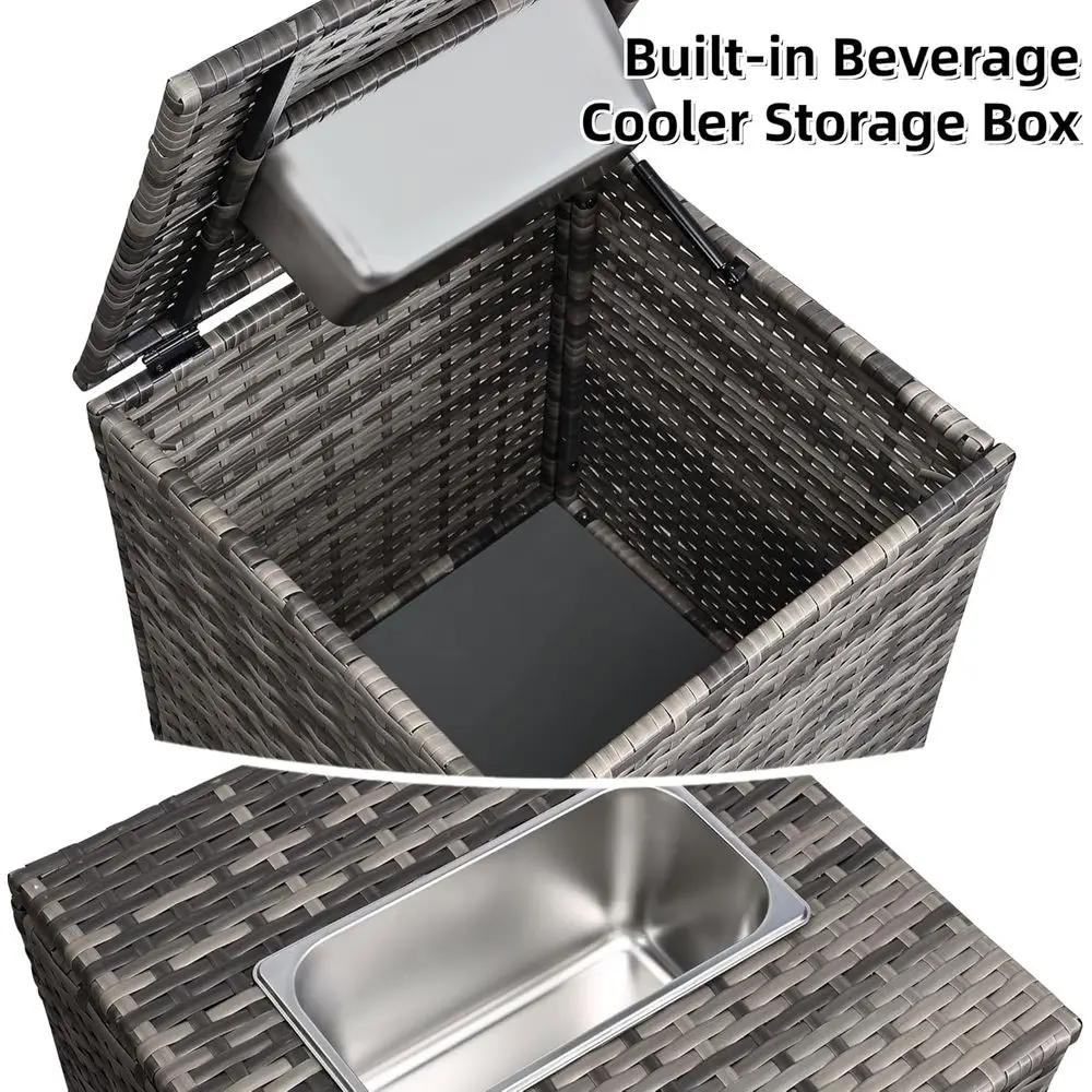 4-Piece Outdoor Patio Furnitur - Outdoor Furniture Grey review and price