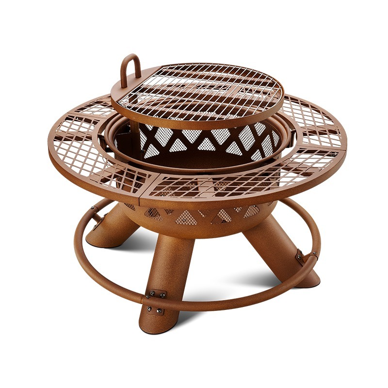 2026 Modern Outdoor Steel Char - Outdoor Furniture With Fire Pit review and price
