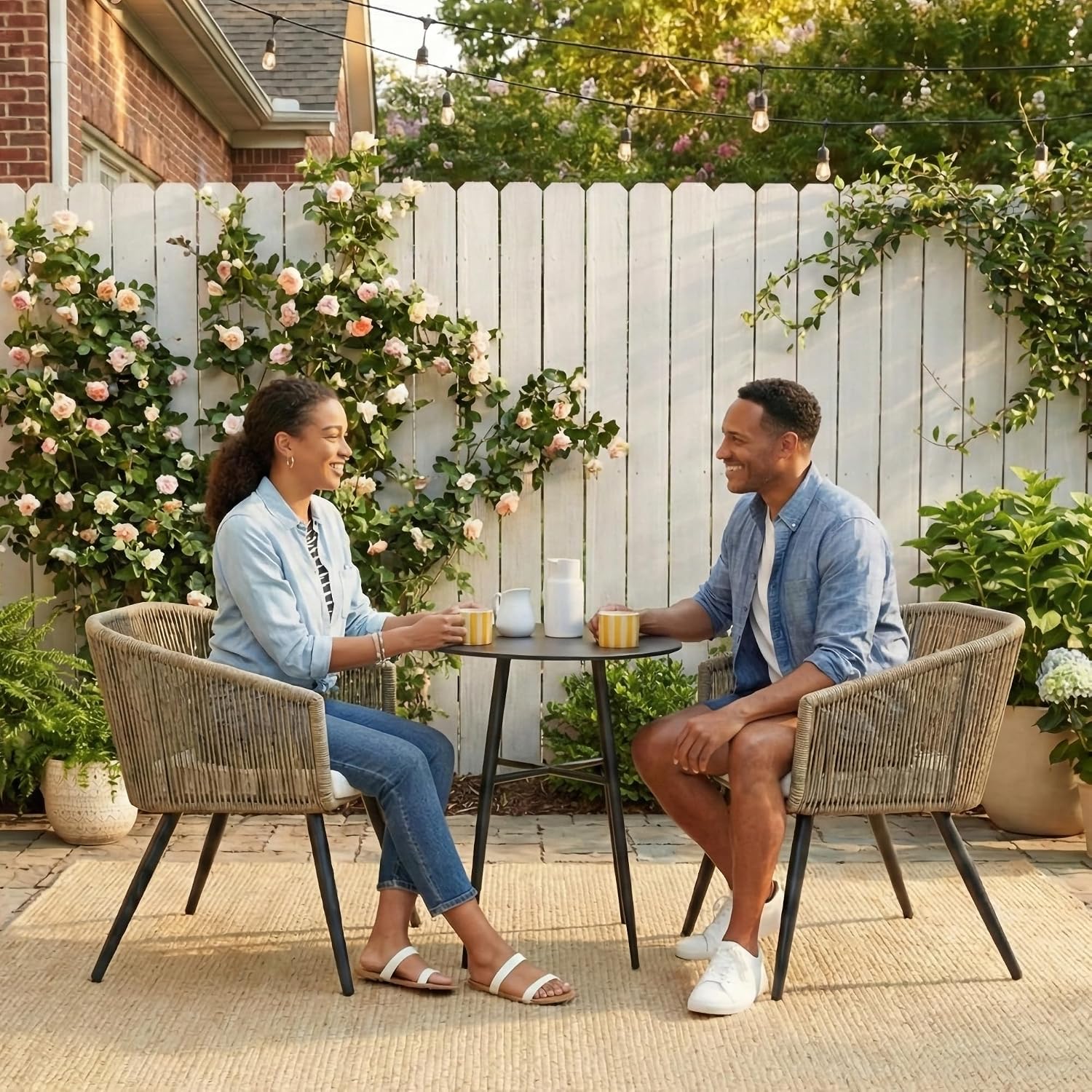 Outdoor Rattan Patio Dining Ch - Outdoor Furniture Rattan review and price