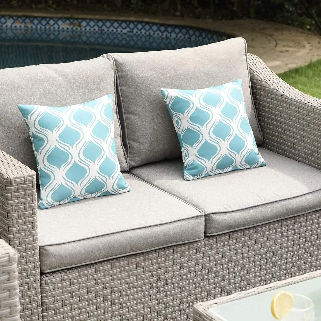 -Outdoor Furniture 5-Piece Wic - Outdoor Furniture With Fire Pit review and price
