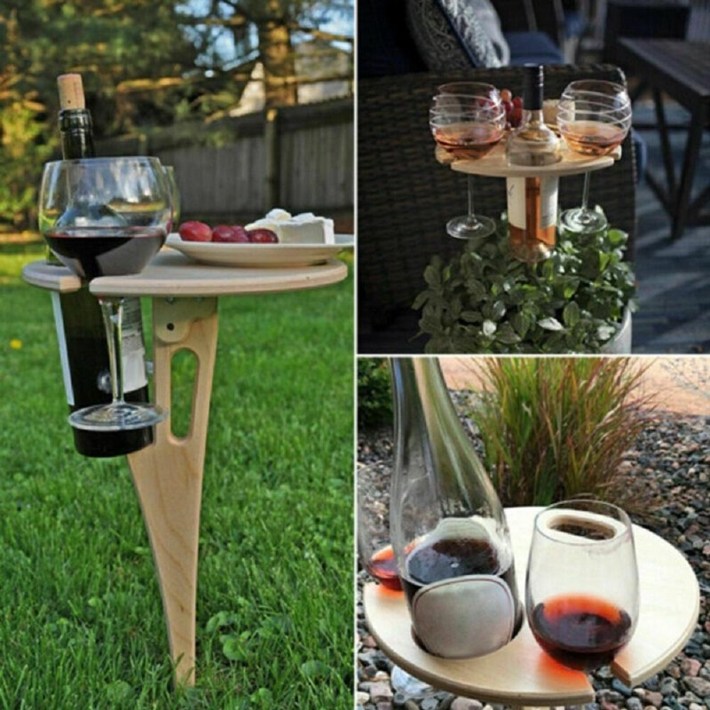Outdoor Wine Table Portable Pi - Outdoor Furniture Europe review and price