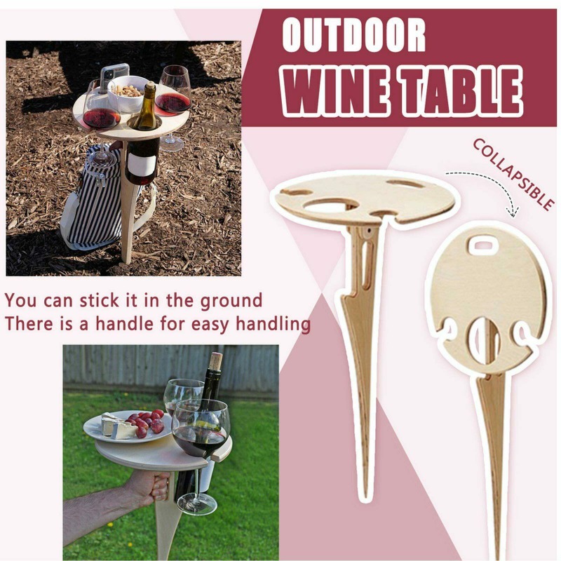 Outdoor Wine Table Portable Pi - Outdoor Furniture Europe review and price