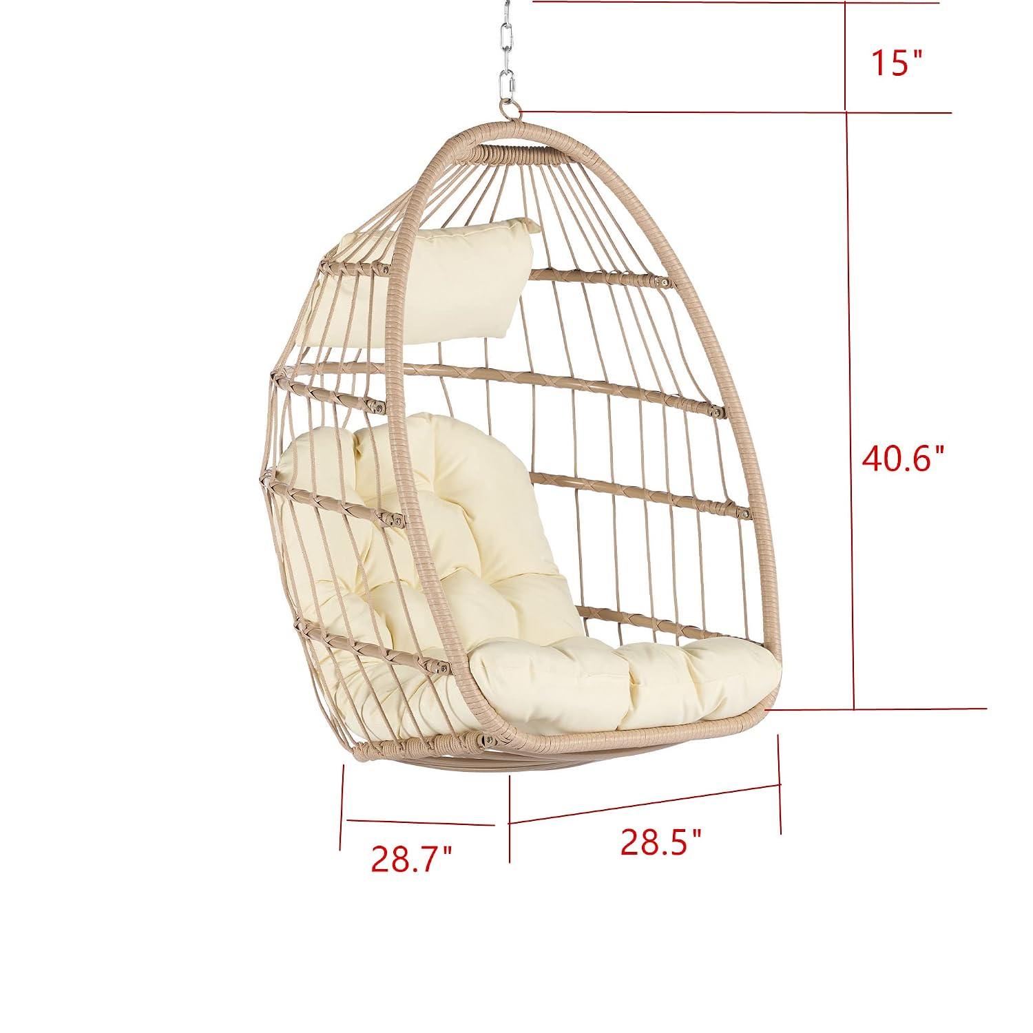 Foldable Wicker Hanging Egg Ch - Outdoor Furniture Egg Chair review and price
